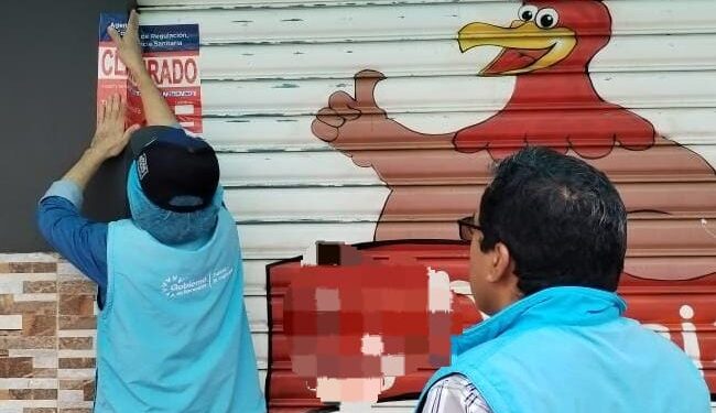 Cinco establecimientos clausurados por incumplir con la Ley Orgánica de Salud