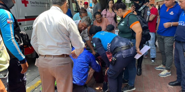 Sacapintas le dispararon a su víctima en el centro de Machala