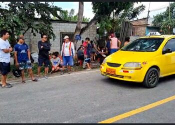 Falleció tras ser impactada por un taxi