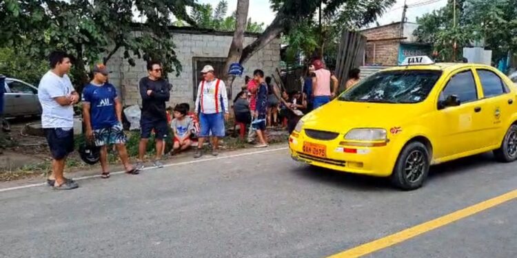 Falleció tras ser impactada por un taxi