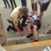 Motociclista herido al ser impactado por una camioneta