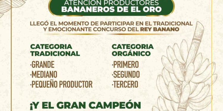 Inscripciones abiertas para concurso Rey Banano 2023