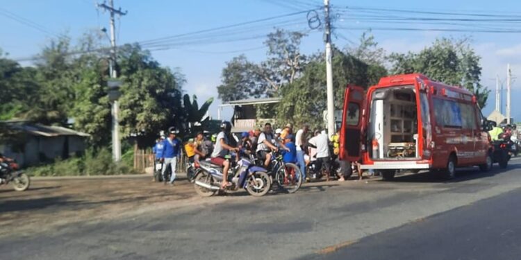 Dos ciudadanos heridos al sufrir un accidente