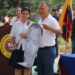Prefectura inauguró cubierta metálica en el colegio Carmen Mora, de Pasaje