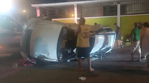 Un herido dejó siniestro vial en el centro de Machala