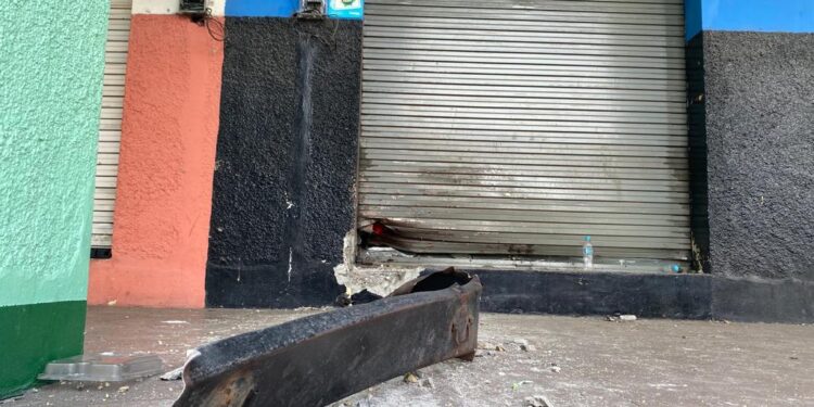 Dos locales fueron blanco de atentados en el centro de Machala