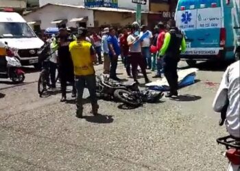 Motociclista falleció en un accidente de tránsito
