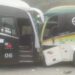 Choque entre dos buses en el Austro ecuatoriano deja 4 personas heridas
