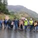 Nuevo asfalto cubre un tramo de la vía a Chilla