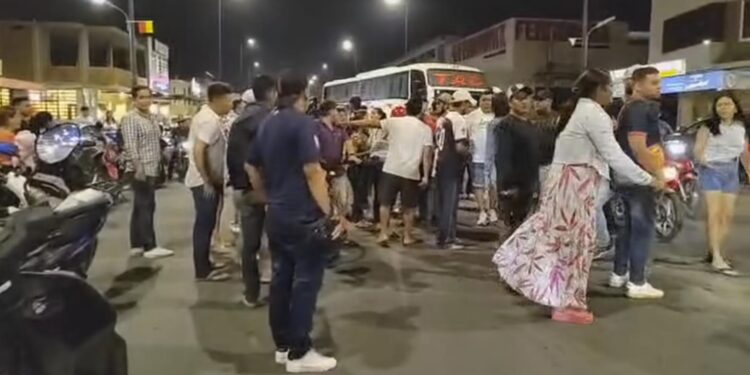 Herido fue trasladado en un patrullero por falta de disponibilidad de ambulancias en Huaquillas