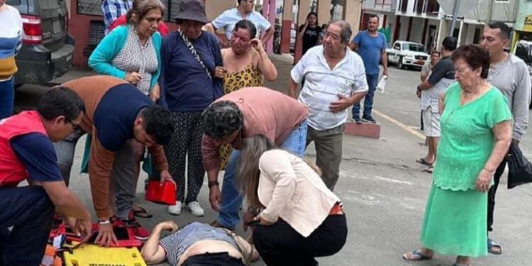 Atropellamiento fatal cerca del parque central