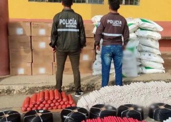 Incautaron artefactos explosivos en Zaruma