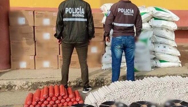 Incautaron artefactos explosivos en Zaruma