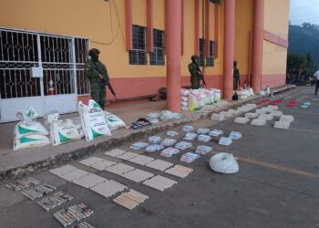 En Zaruma se decomisaron gran cantidad de explosivos