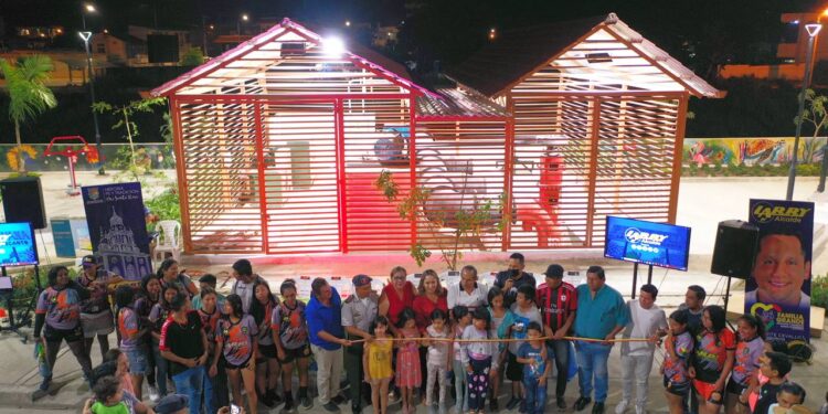 Alcalde Larry Vite, inaugura estación del Bombeo en el Barrio Galápagos