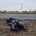 Dos cuerpos envueltos en fundas plásticas fueron encontrados a un lado de la vía