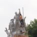 Monumento a los mártires de la UTMACH recibe mantenimiento integral