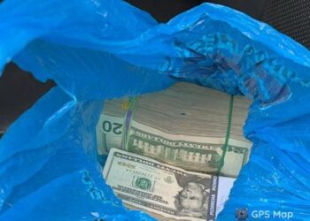 En dos fundas transportaba 16.800 dólares que no pudieron justificar