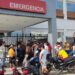 Policía herido al sufrir una caída