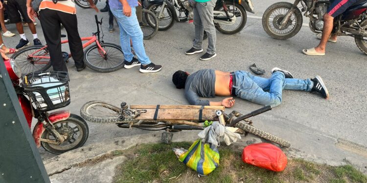 Ciclista que se accidentó murió luego de tres días de agonía