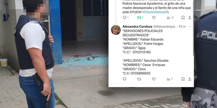 “Moveré cielo y tierra, con la fe intacta que regresarás y estarás junto a tus hijos”, dijo esposa de uno de los policías secuestrados