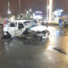 Otro carro se accidentó en el redondel Al Bananero