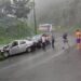 Bus de la cooperativa Loja involucrado en triple choque