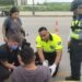 Motociclista herido e intensa persecución tras un accidente de tránsito