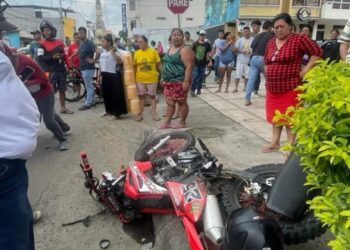 Tres heridos al registrarse un accidente de tránsito