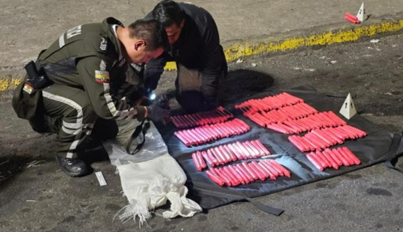 Hallan 128 tacos de dinamita en UPC del Centro Histórico de Quito