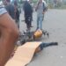 Motociclista murió al ser atropellado por un vehículo pesado