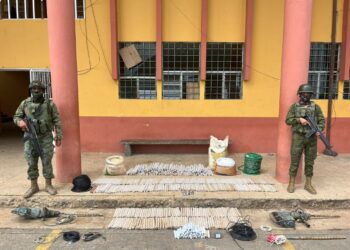 Decomiso de material explosivo en actividades de minería ilegal