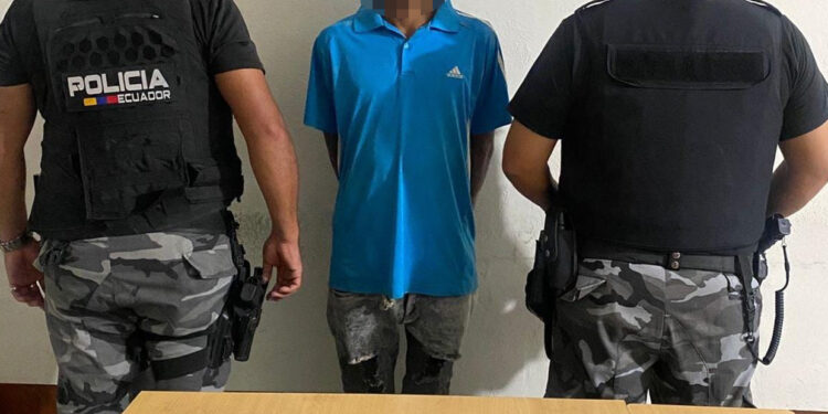 Aprehendido en Machala por posesión de sustancias ilícitas en sector dos bocas