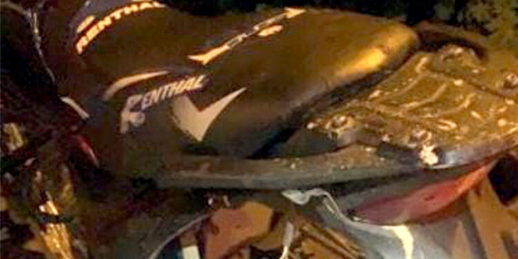 Joven se transportaba en una motocicleta reportada como robada