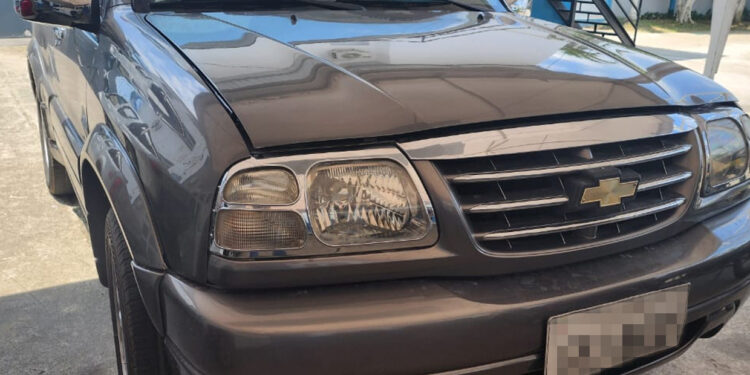 Aprehendido con un Grand Vitara robado en Piñas