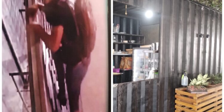Cámara captó cuando delincuente ingreso a robar en local comercial