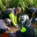 Motociclista herido tras ser impactado por un tráiler
