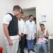 Presidente Daniel Noboa visitó el centro de salud Loma de Franco