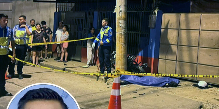 Motociclista murió al estrellarse contra un poste de alumbrado público