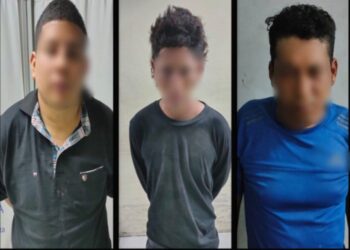 Capturados 3 extorsionadores, incluido un adolescente