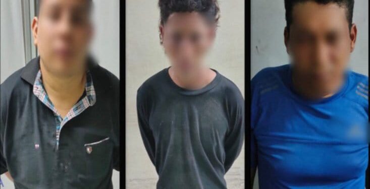 Capturados 3 extorsionadores, incluido un adolescente