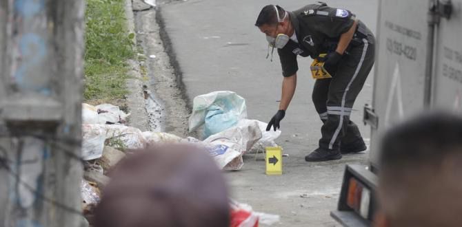 Partes de un cuerpo humano fueron encontradas dentro de dos sacos