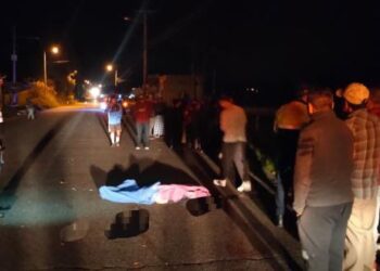 Persona no vidente murió atropellado en la vía Cuenca- Girón- Pasaje