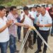 Prefectura de El Oro colocó la primera piedra para mejoramiento de la vía Palenque-Campo Real