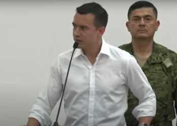 Presidente Daniel Noboa arremete contra AME por manifestación