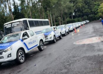 15 nuevos patrulleros de la Policía Nacional llegan a El Oro