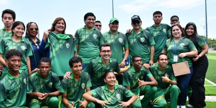 Prefectura de El Oro recibe al Ministro de deportes en visita protocolaria
