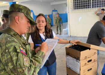 Material electoral fue repartido a 236 recintos electorales