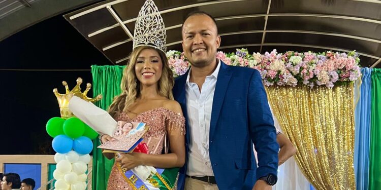 Jazu Nugra Ortega del sitio Buena Esperanza es la nueva Reina de la parroquia El Retiro.
