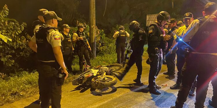 Se accidentó cuando intentaba escapar